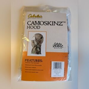 Cabela's Camoskinz Hood in Green and Brown